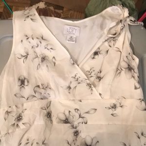 100% silk tank blouse